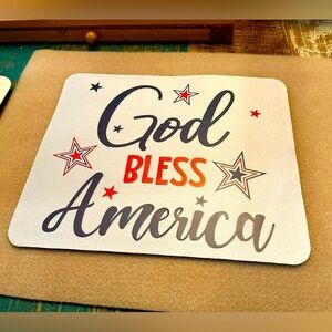 Hand Pressed Mouse Pad!  Brand New!